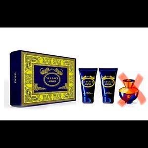 Versace Pour Femme Dylan Blue Shower Gel & Body Lotion w/Box
